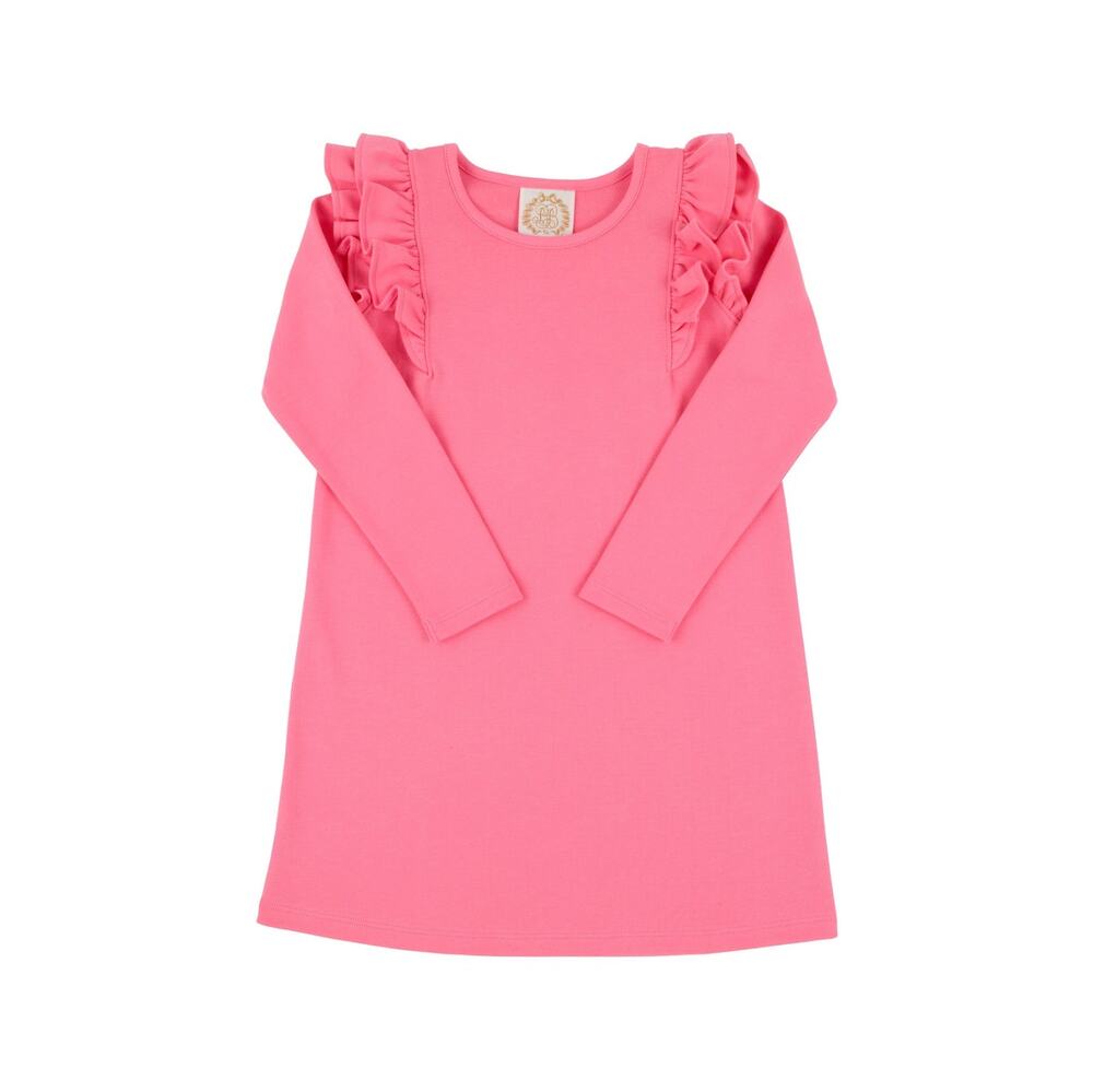 The Beaufort Bonnet Company Long Sleeve Ruehling Ruffle Dress - 2